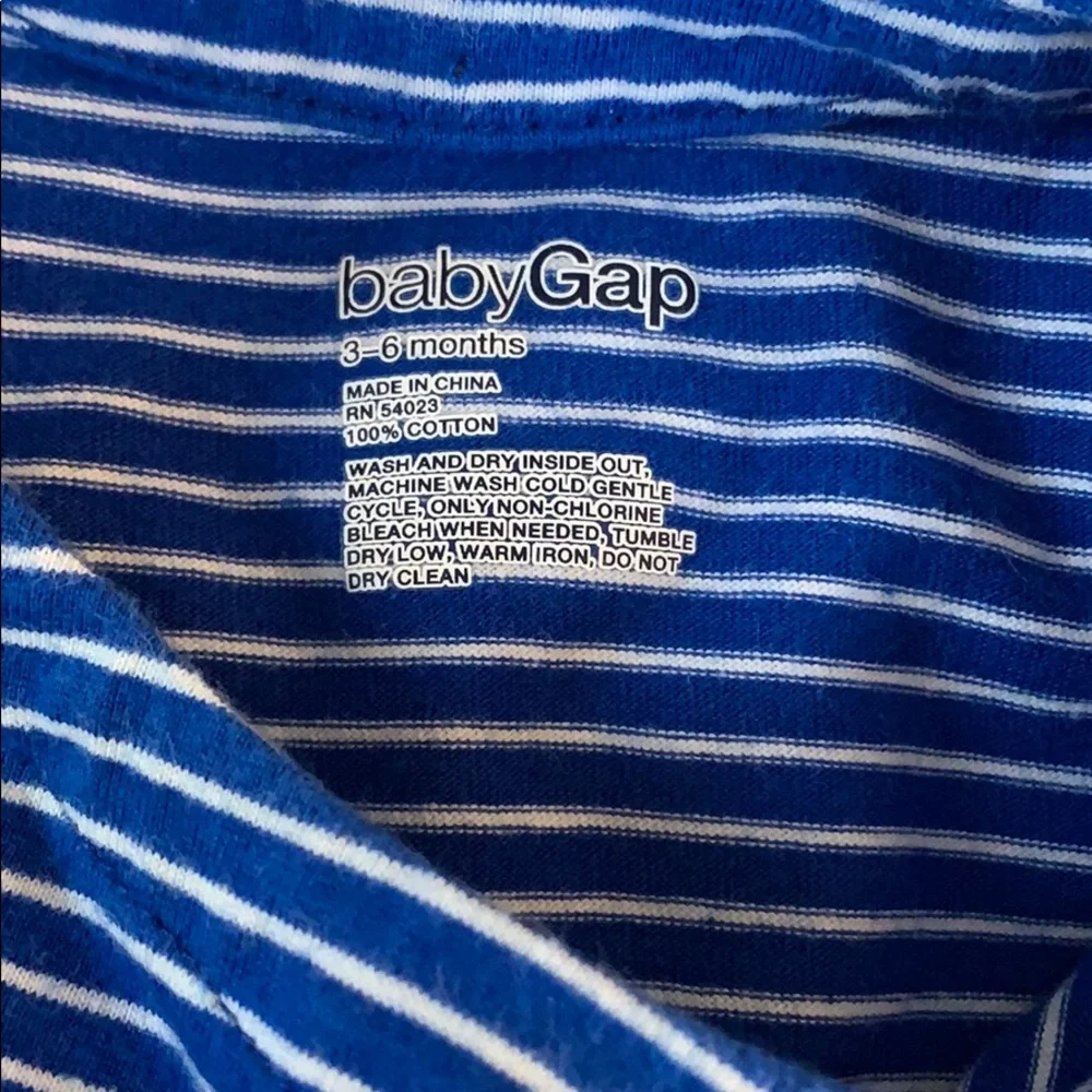 Baby Gap Blue stripe Dress 3-6 mos tank sundress